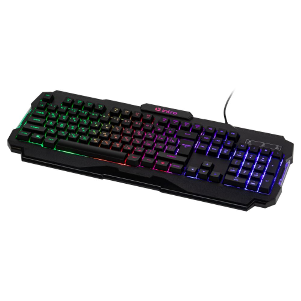 Клавиатура Intro KG560 игровая проводная с подсветкой черная | 