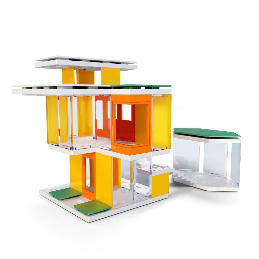 Архитектурный набор из 105 частей - Mini Modern Colours 2.0