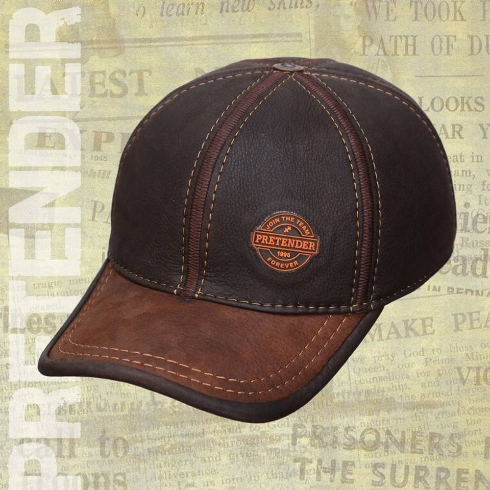 Бейсболка кожаная PRETENDER