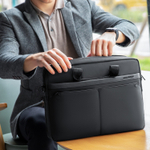 MARK RYDEN Oxford Laptop Bag Regular Men"s Elegant Black/Rock White Gray