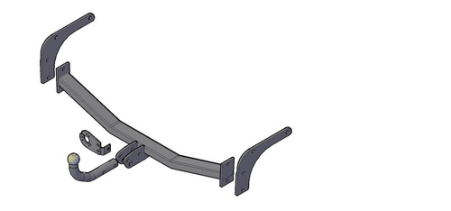 Фаркоп /Lada XRAY/ с 2016 г. съемный шар (без электрики) (Трейлер)