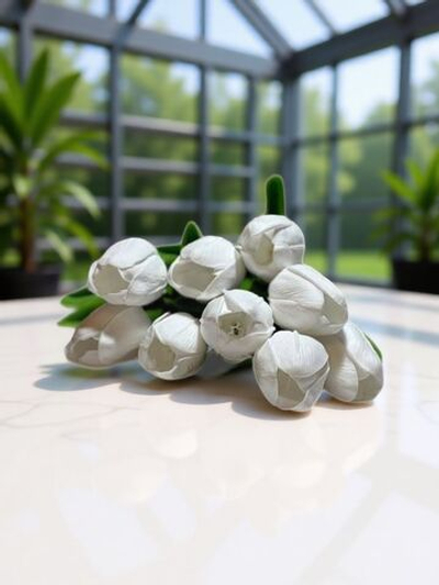 Тюльпаны БЕЛЫЕ