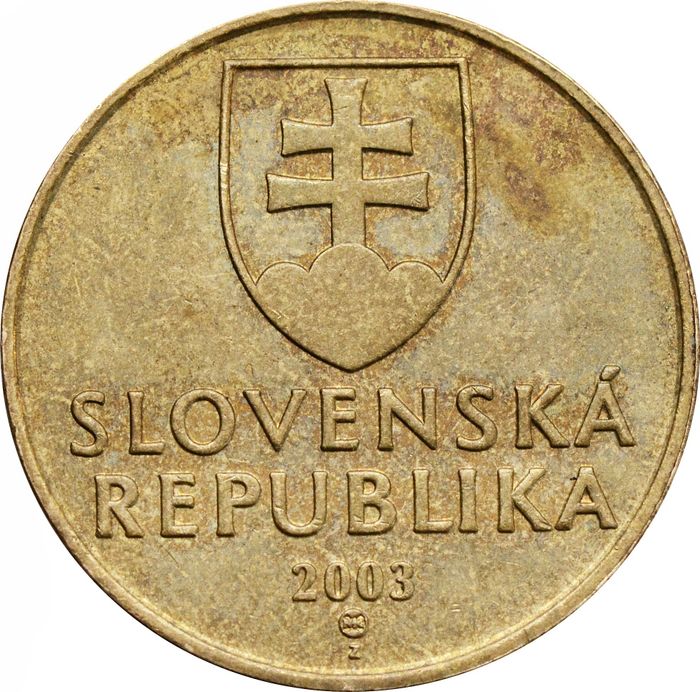 10 крон 2003 Словакия