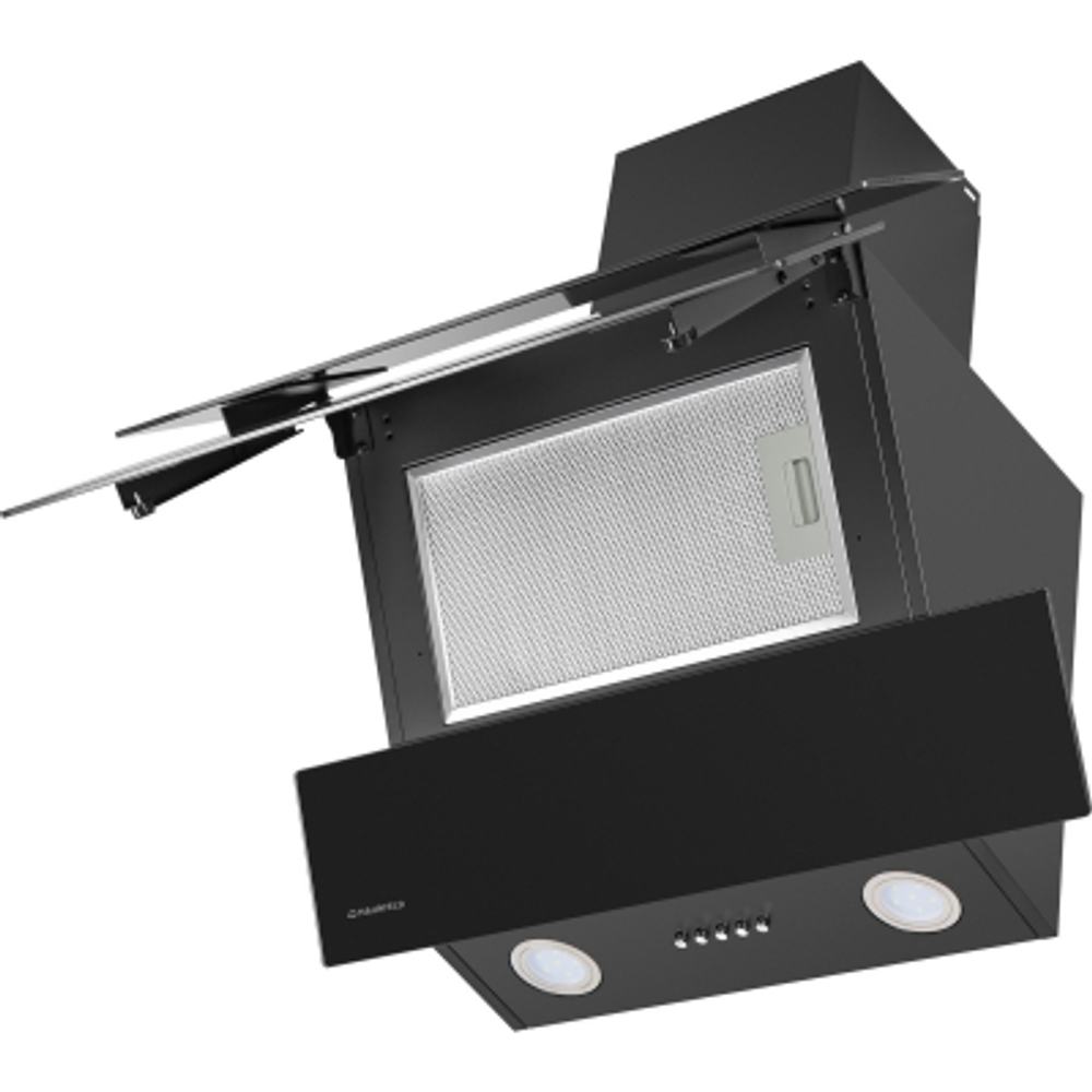 Вытяжка Maunfeld Cascada Push 60 Glass Black
