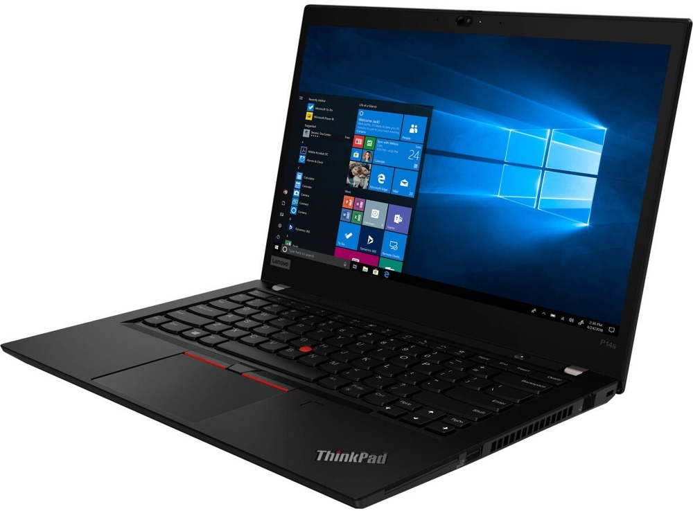 Ноутбук Lenovo ThinkPad P14s Gen 1 20S40047RT Intel Core i7 10510U, 1.8 GHz - 4.9 GHz, 8192 Mb, 14; Full HD 1920x1080, 256 Gb SSD, DVD нет, nVidia Quadro P520 2048 Mb, Windows 10 Professional, черный