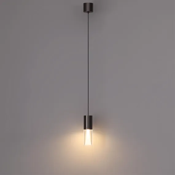 7143/4L HIGHTECH ODL26 513 светильник темный никель/акрилл/металл IP20 LED 4W 280Лм 3000K 180° 220V DEFANCE