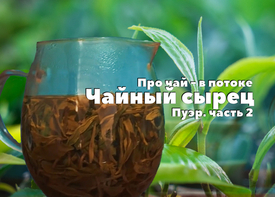Про чай - в потоке. Пуэр. Часть 2: Чайный сырец