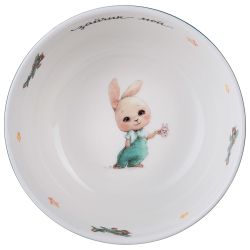 НАБОР ПОСУДЫ LEFARD "МОЙ ЗАЙЧИК" 3 ПР.: САЛАТНИК 13*6,5 СМ 580 МЛ, ТАРЕЛКА 19,5*2 СМ, КРУЖКА 270 МЛ