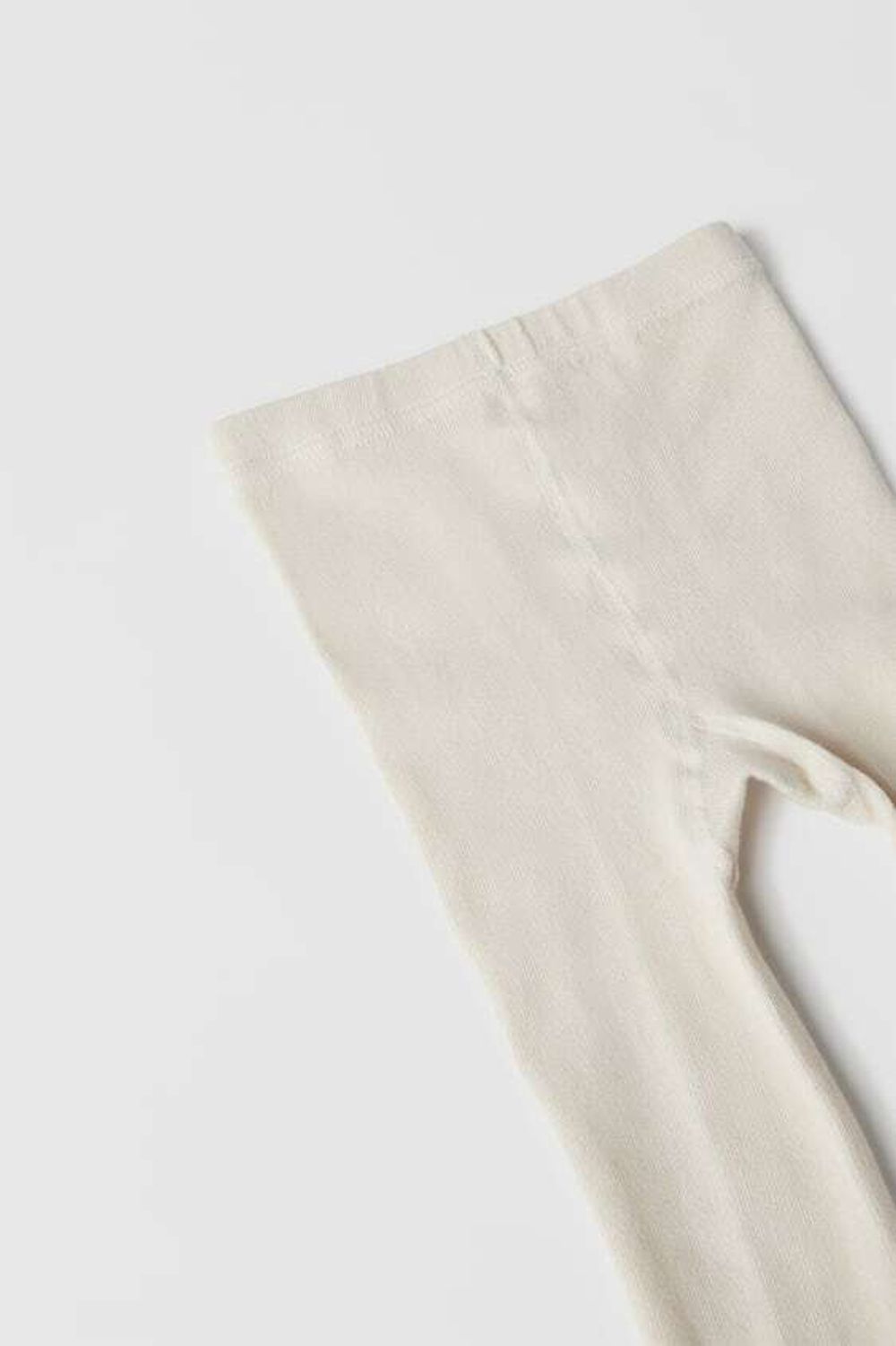 ZARA НАБОР ИЗ ДВУХ ОДНОТОННЫХ КОЛГОТОК, ПЕСОЧНЫЙ