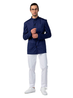 Пиджак медицинский мужской Dr. Nice DRN811 на пуговицах, белый, 52