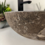 Каменная раковина из речного камня RS-05161 (47*40*15) 0861 из натурального камня