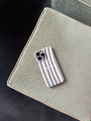 Чехол DOLCE VITA (розово-оливковый) для iPhone