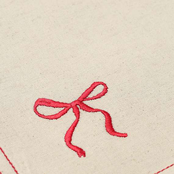 Дорожка на стол fancy bows бежевого цвета из коллекции essential, 45x150 см