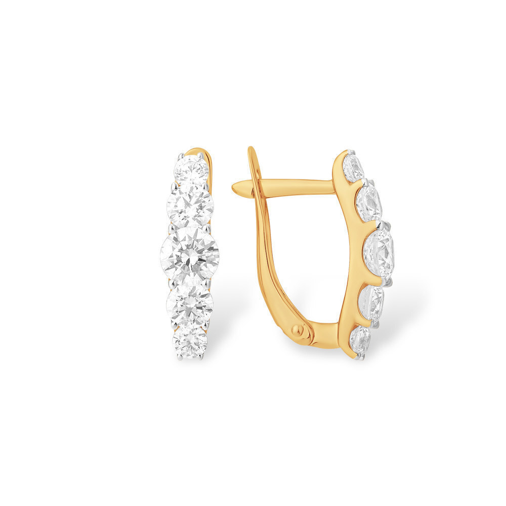 Серьги из золота 585 пробы