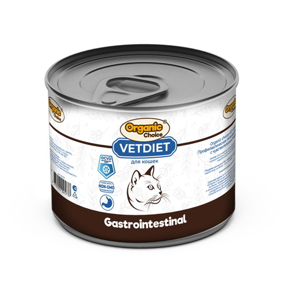 Консервы ORIGINAL CHOICE VETDIET Gastrointestinal для взрослых кошек с чувствительным пищеварением 240 г