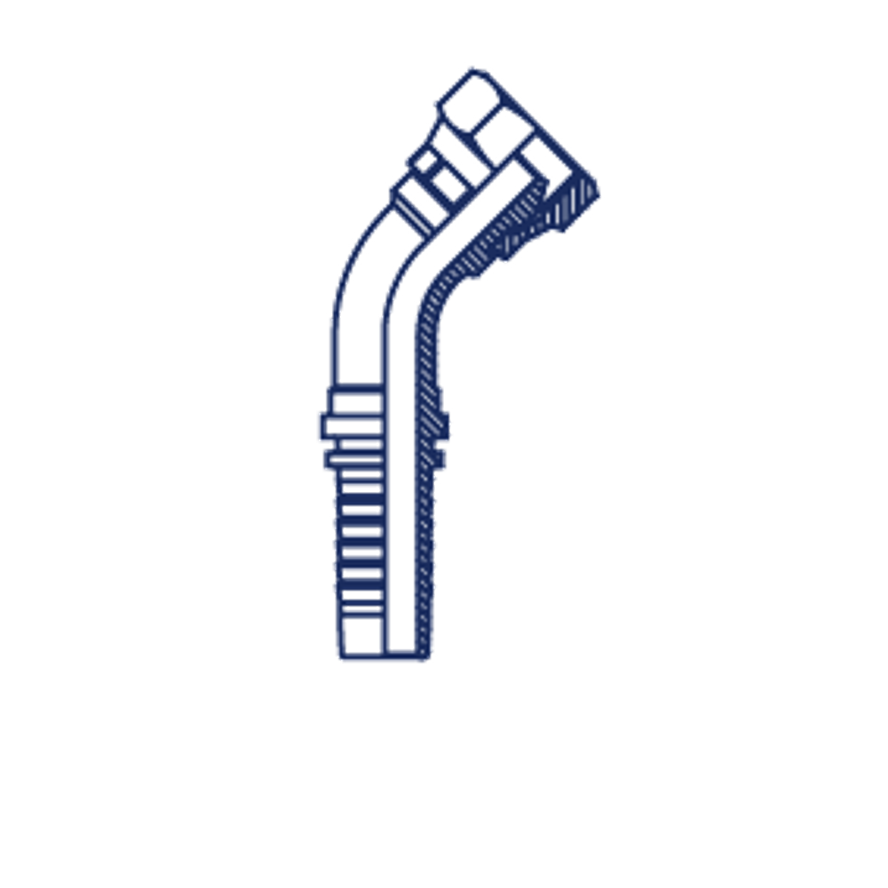 Фитинг DN 06 BSP (Г) 1/4 (45)