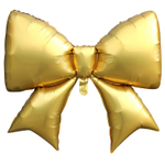 Шар фольгированный Бант 99 см (Золотой)