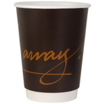 Стакан ГН 350 мл (d-90 мм) бумажный, 2-х сл. "Take away" (20/400 шт.) ЛигаПак