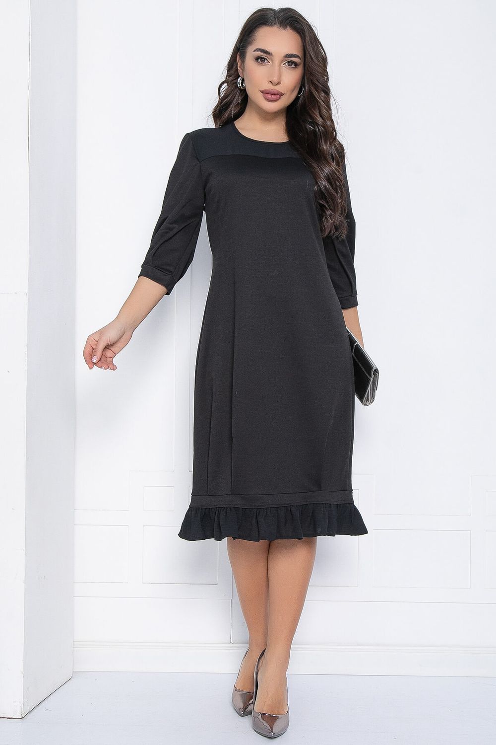 Платье Бостон (черное) П12506-10 LT Collection