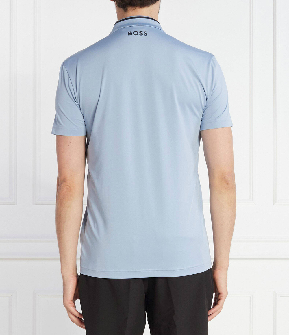 Поло Paddytech BOSS GREEN - голубой(50504667)