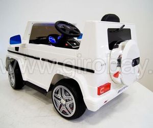 Детский электромобиль River Toys Mercedes-Benz-G-65-LS528 белый