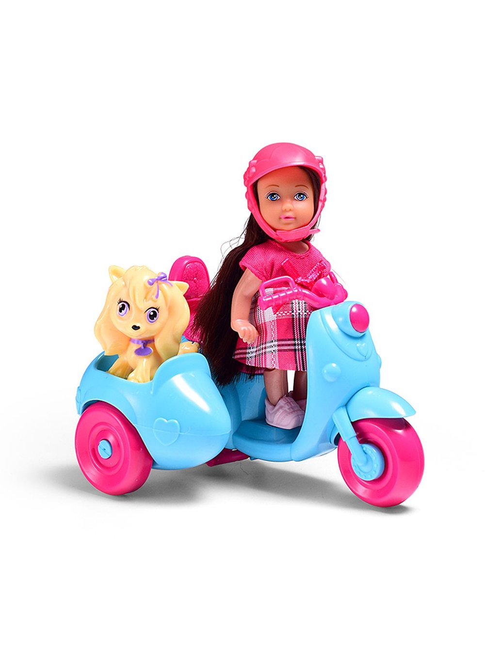 Кукла Леди байк с аксессуарами голубой (4608-1)