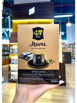Вьетнамский растворимый кофе Премиум G7 Gold Rumi (14 стиков) 252 г