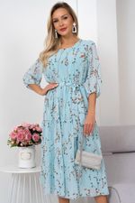 Платье Хелен (голубой) Р11-1075/5 Nikol