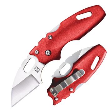 Складной нож Cold Steel 20MTR Mini Tuff Lite Plain Edge Red c клинком из стали 4034 Stainless Steel, рукоять Grivory (Griv-Ex)