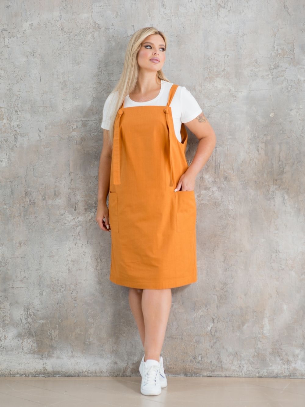 Сарафан 1345 бирюзовый Novita (Акция)