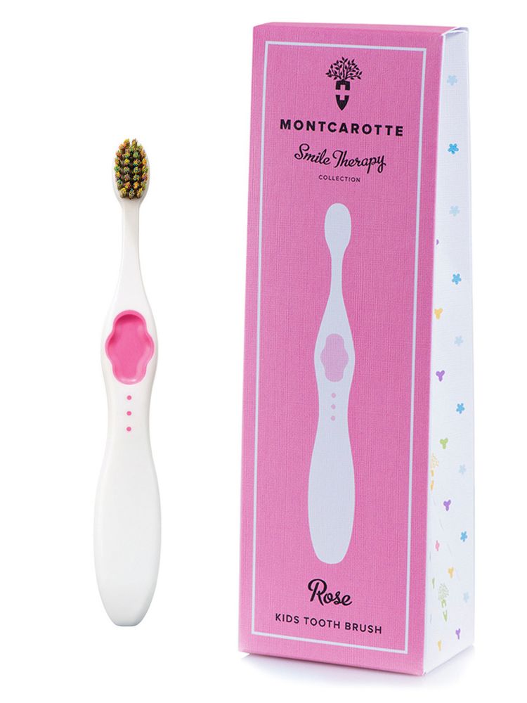 Montcarotte Kids Tooth Brush Rose MC211 детская зубная щетка розовая