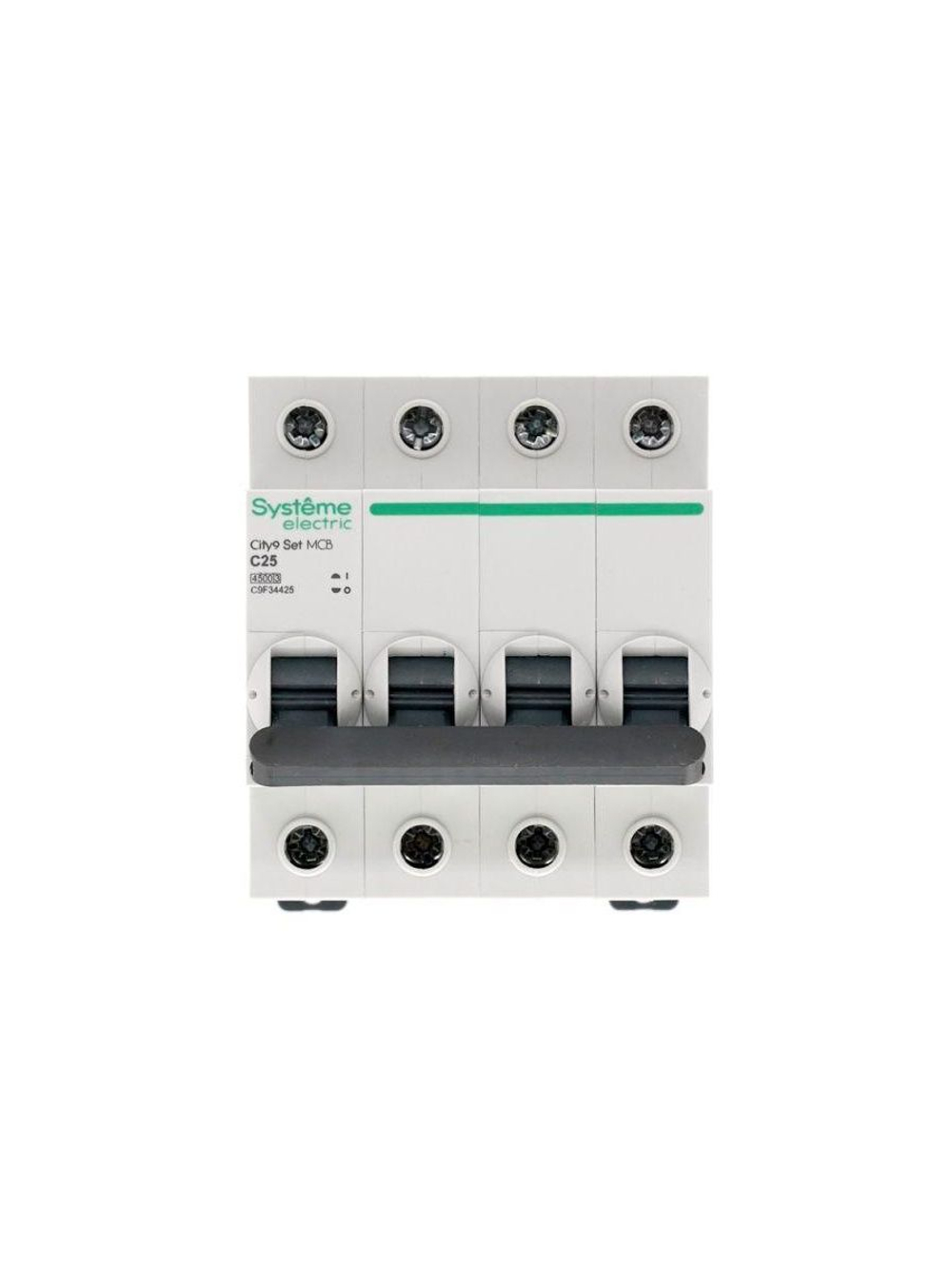 Выключатель автоматический модульный 4п C 25А 4.5кА City9 Set 400В SE C9F34425