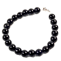 Браслет "Келли 8" агат черный