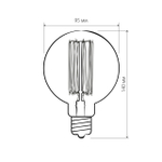 Ретро лампа Эдисона G95 60W E27 G95 60W