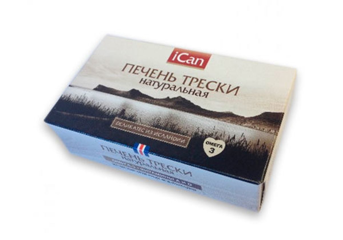 Печень трески Исландская, 120г