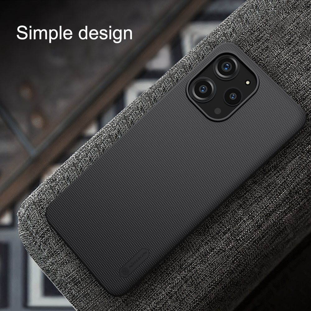 Тонкий жесткий чехол от Nillkin для смартфона Xiaomi Redmi 12 4G, Note 12R 5G и Poco M6 Pro 5G, серия Super Frosted Shield