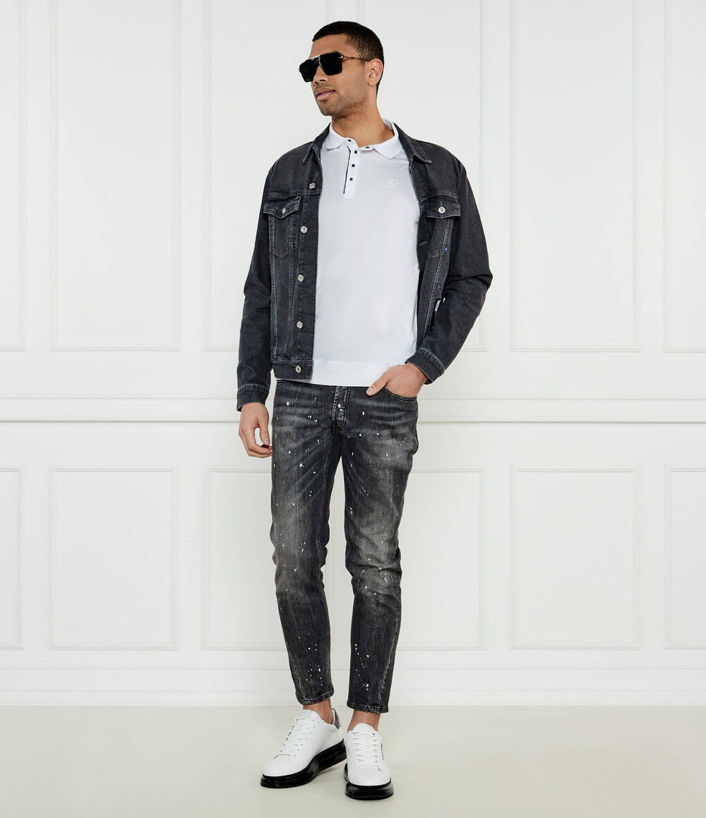 Поло PRESS BUTTON Karl Lagerfeld - белый(745000 552200)