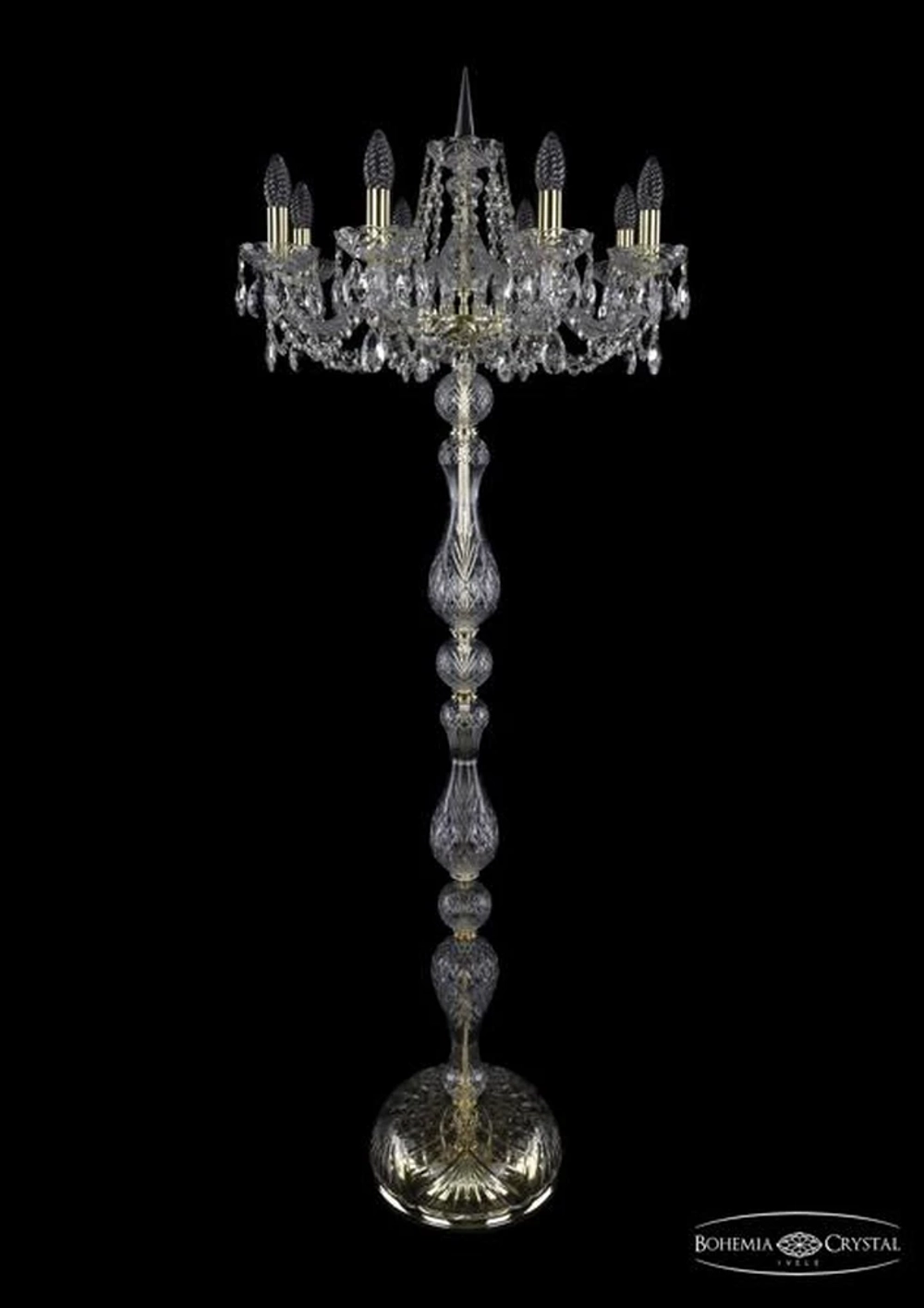 Торшер Bohemia Ivele 1402T1/8/195-160/G