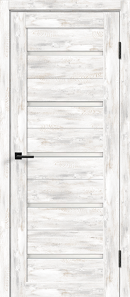 Межкомнатная дверь Velldoris Duplex PO Лакобель Белое Ель альпийская