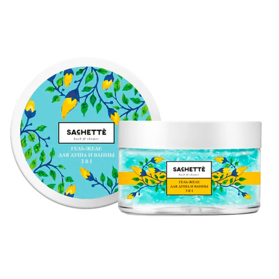 Гель-желе для душа 3 в 1 SACHETTE Bath&Shower 300мл