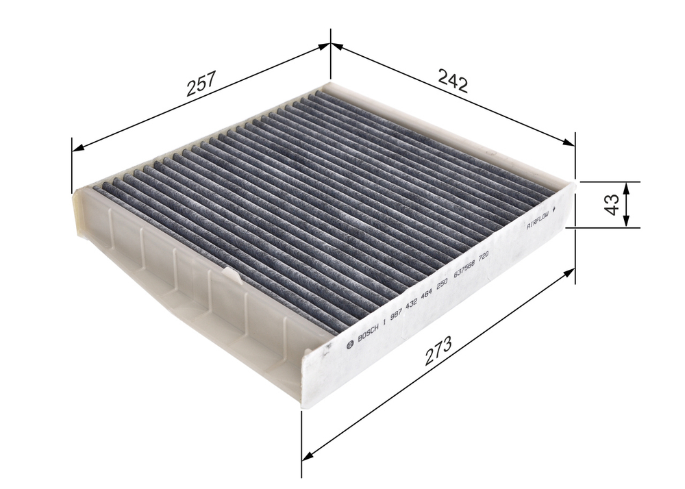 BOSCH - 1987432464-BOC - Filter, cabin air