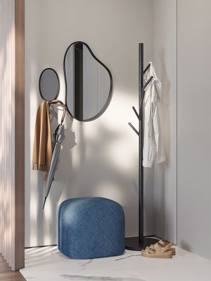 Вешалка напольная forsty, 173 см, черная