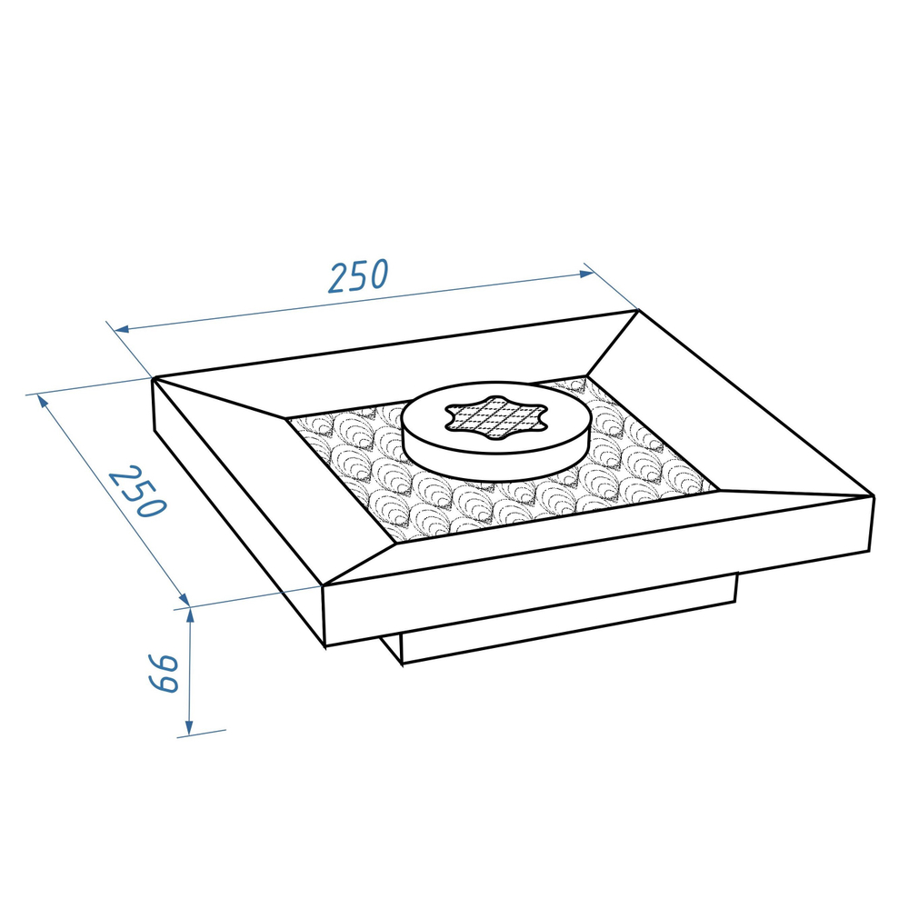 Биокамин Royal Thermo RTBFP-T250CP Cup