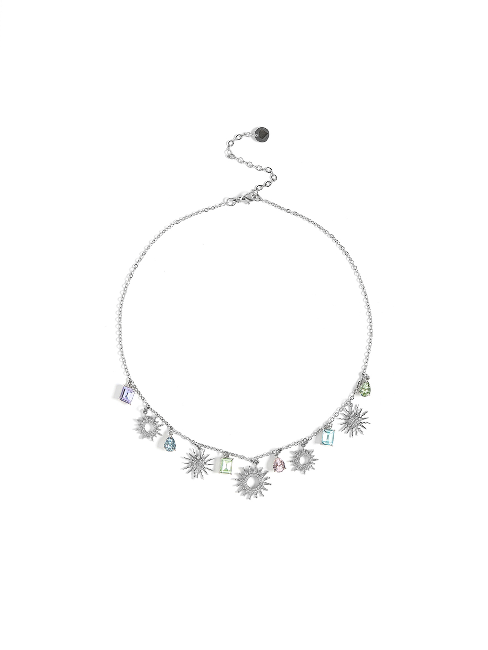 Колье "Sun caramel" Silver