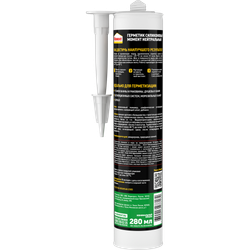 Герметик Момент 3000278 силиконовый нейтральный белый 280 мл. | Момент