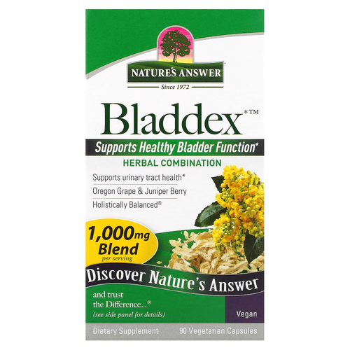 Nature's Answer, Bladdex, 90 вегетарианских капсул