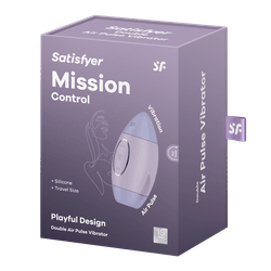 Вакуумный стимулятор клитора Satisfyer Mission Control, фиолетовый
