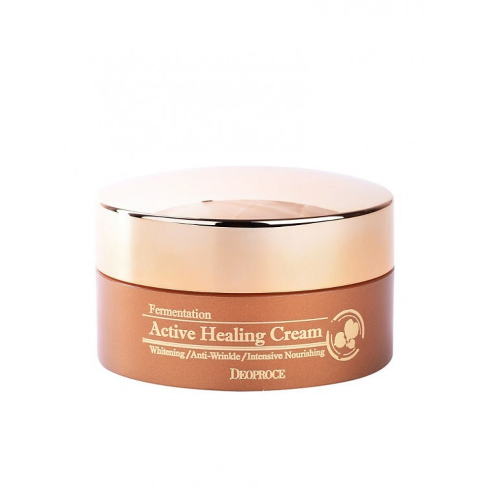 [Deoproce] Fermentation active healing cream - Крем для лица питательный кислородный, 100 гр
