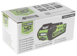 Аккумулятор GREENWORKS 40V, 2 Ач (2926907)