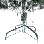 Ёлка «Снежные огни» 210 см, ПВХ с белым напылением 310 ламп LED (1222 ветки)